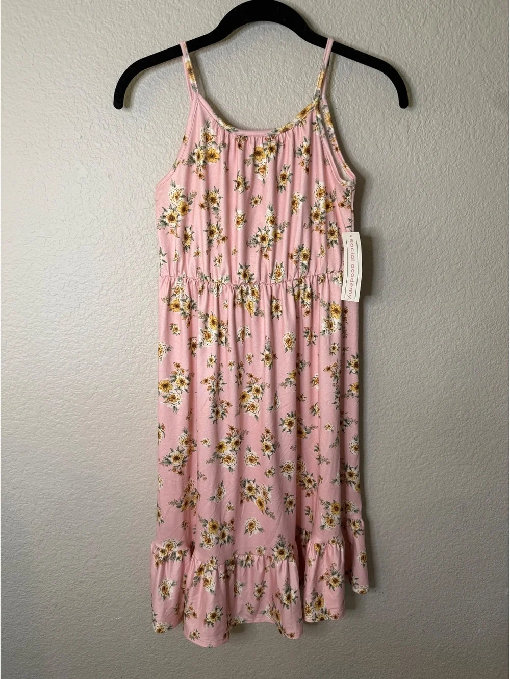 Social Academy Girls size 8 Pink Floral Dress